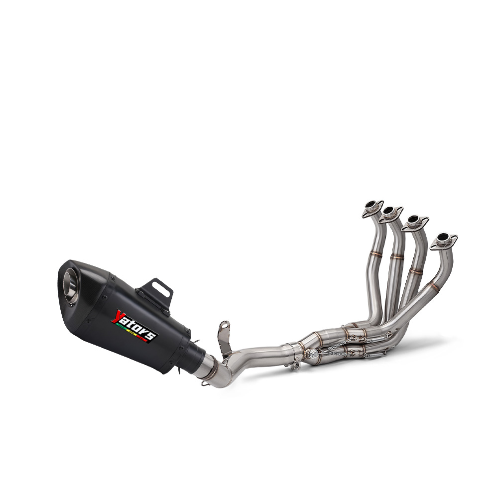 Slip On Full Exhaust System Header Link Pipe Muffler For Kawasaki Z900 2017-2024