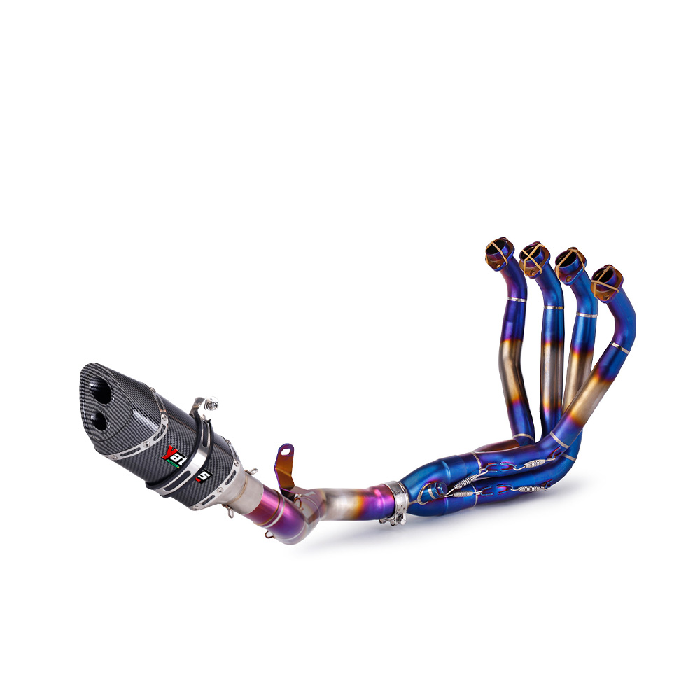 Slip Full Exhaust System Header Link Pipe Muffler For Kawasaki Z900 2017-2023