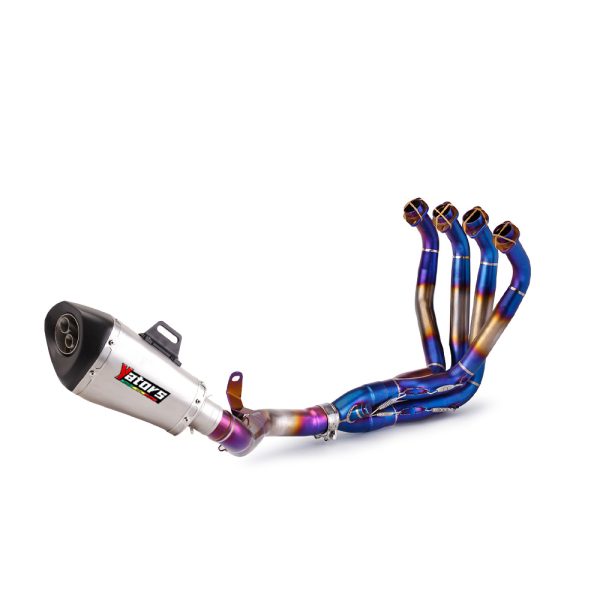 For Kawasaki Z900 2017-2025 Full Exhaust System Header Link Pipe Muffler Slip On