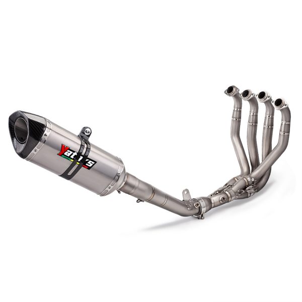 Motorcycle Exhaust Full Link Titanium Pipe For Kawasaki Ninja ZX6R ZX636  2019-2024