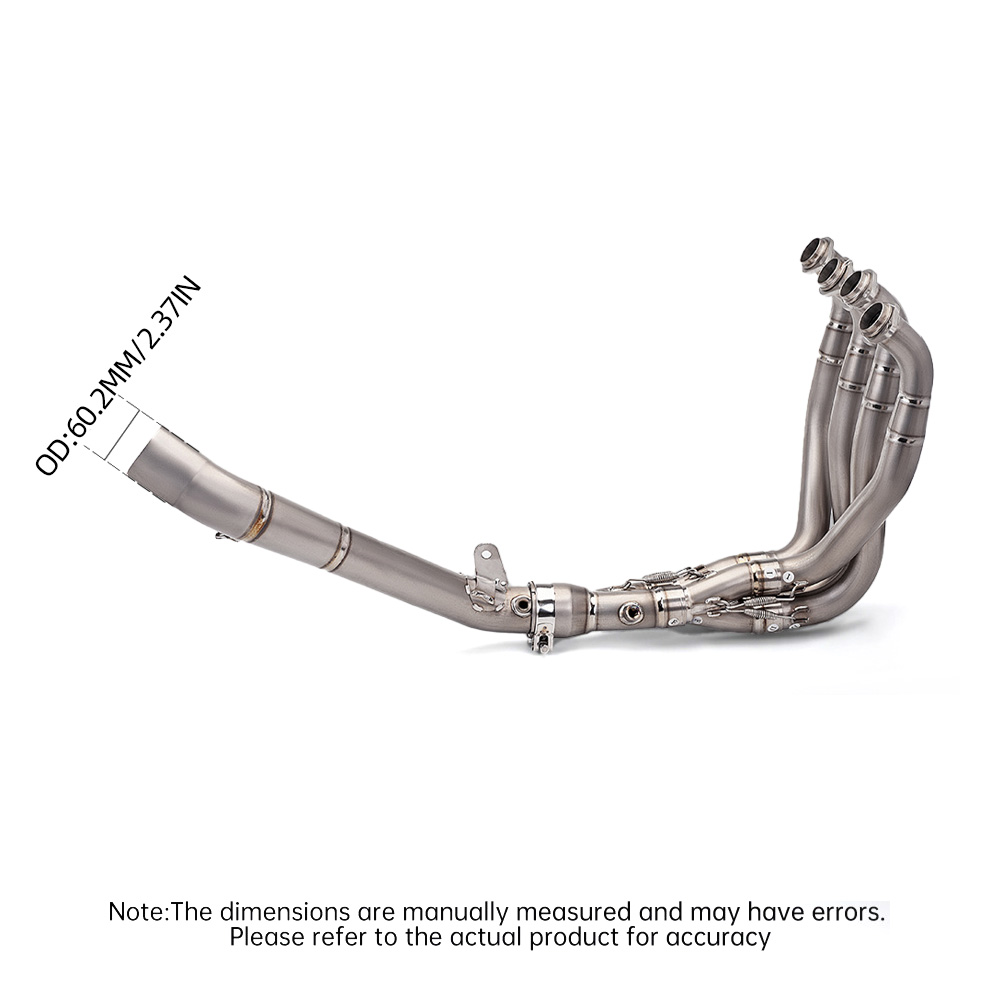 Motorcycle Exhaust Full Link Titanium Pipe For Kawasaki Ninja ZX6R ZX636 2019-2024 - Image 2