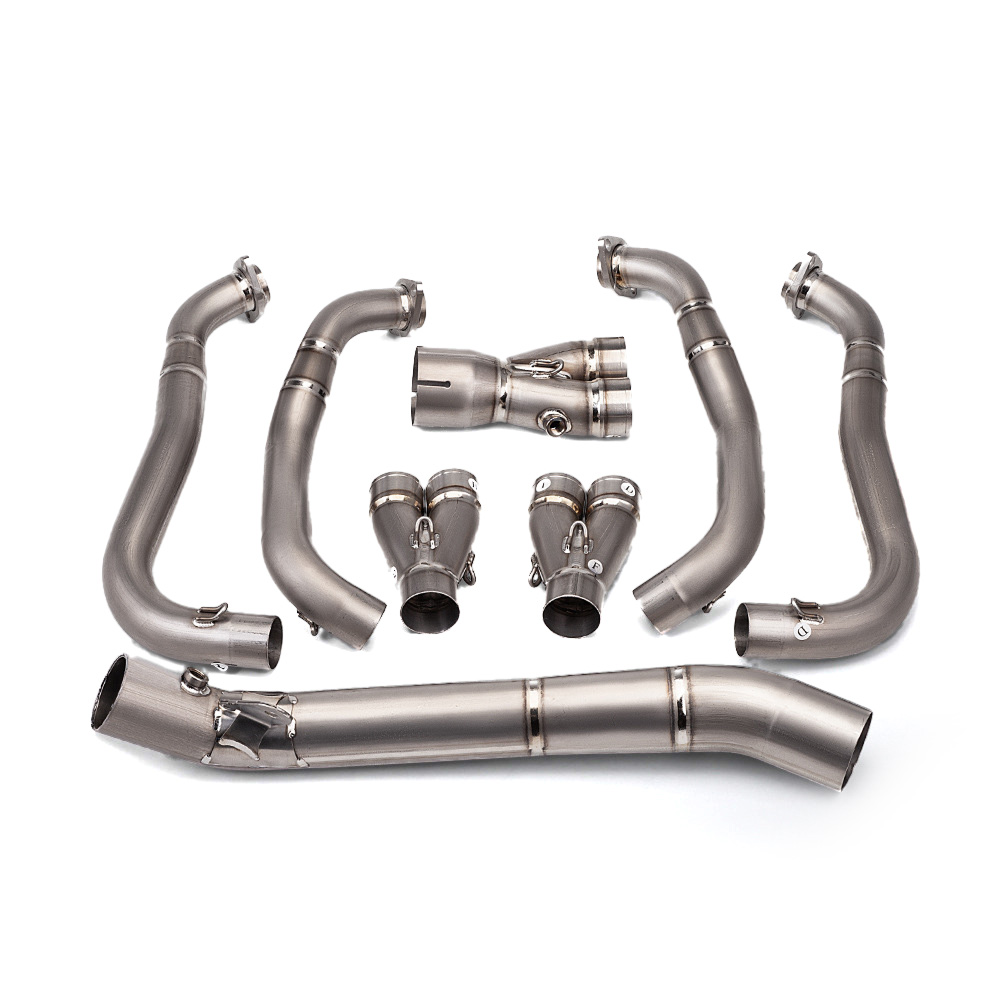 Full Exhaust System Muffler Header Tips Pipe For Yamaha MT09 FZ09 2021-2023 - Image 3