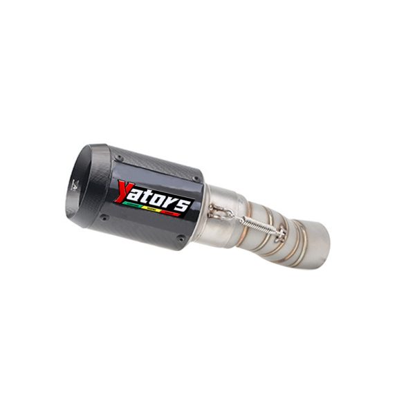 For Kawasaki Ninja ZX6R ZX636 2009-2017 Exhaust Pipe Carbon Fiber Muffler Escape