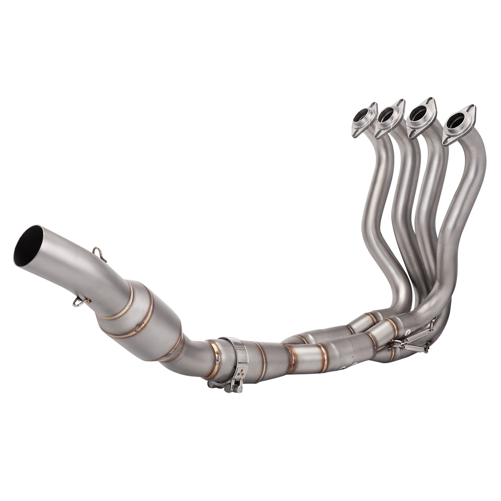 Exhaust Header Pipe Link Muffler For Kawasaki Ninja ZX6R ZX636 2009-2024 - Image 2