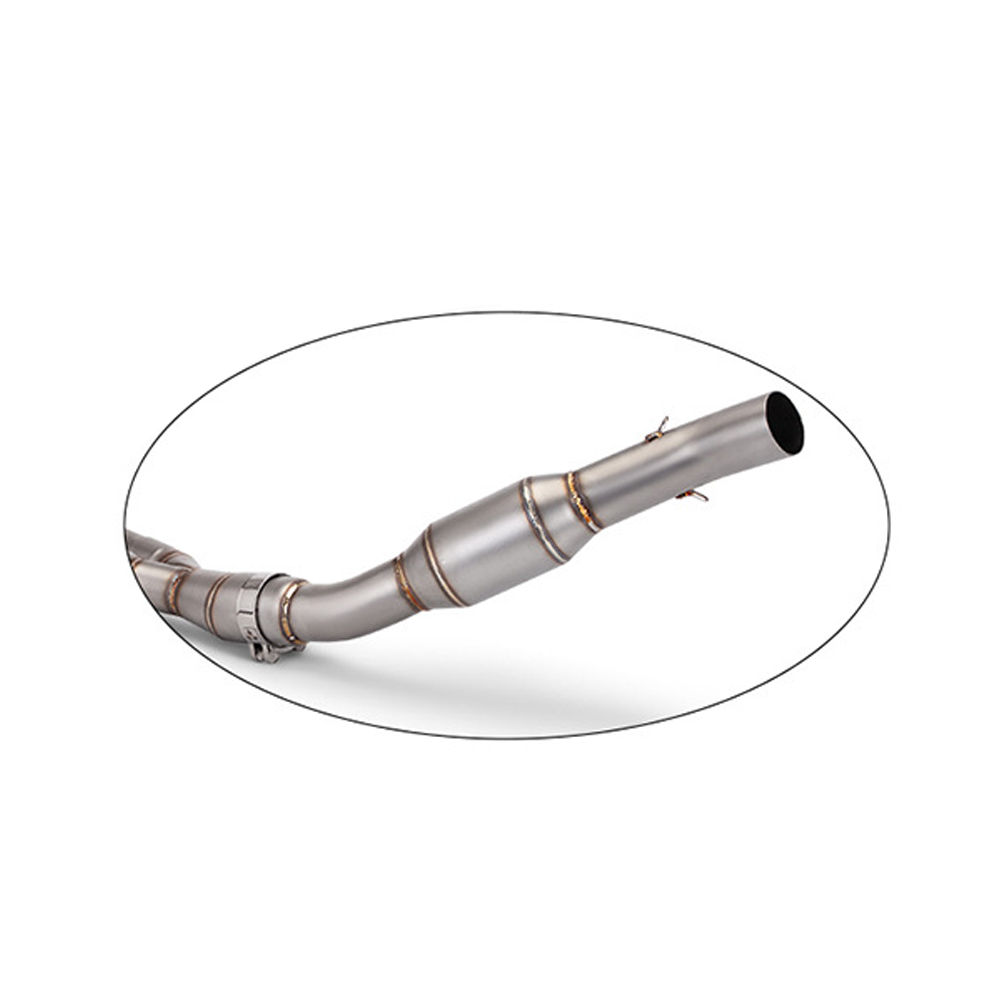 Exhaust Header Pipe Link Muffler For Kawasaki Ninja ZX6R ZX636 2009-2024 - Image 3