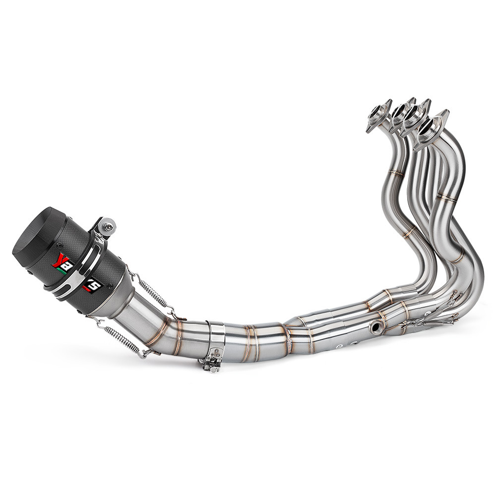 For Kawasaki Ninja ZX-6R 636 2024 Whole System Exhaust Header Mid Pipe Muffler