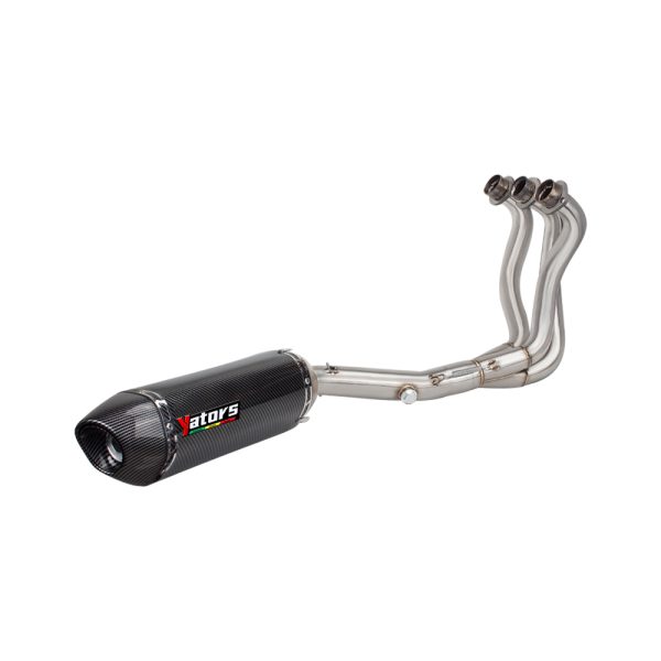 For Yamaha XSR90 MT09 14-20 Slip on Exhaust Front Pipe Muffler Tips Whole System