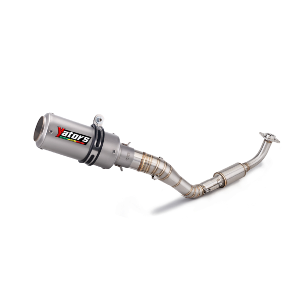 Slip-on Front Link Pipe Exhaust Mufflers Full System For Yamaha NMAX125 NMAX155