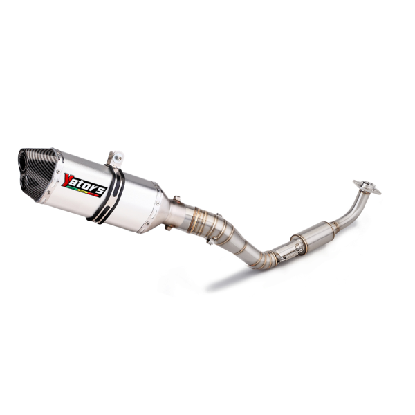 For Yamaha NMAX125 NMAX155 Front Link Pipe Slip-on Exhaust Mufflers Full System