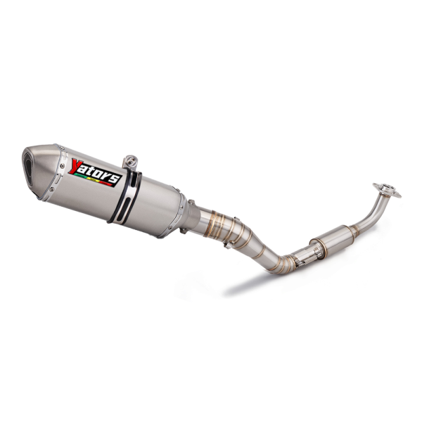 Slip-on For Yamaha NMAX125 NMAX155 Front Link Pipe Exhaust Mufflers Full System