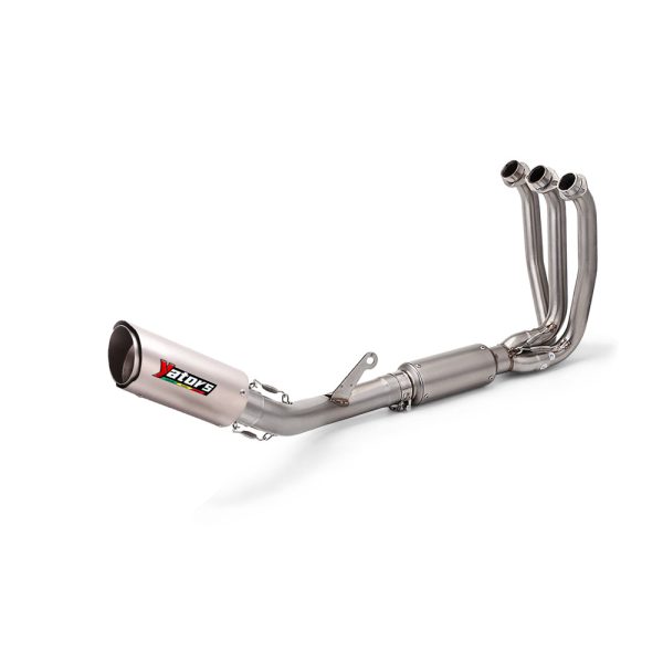 For CF-Moto 675SR-R 675R Exhaust Header Pipe Whole System Silvery Muffler Tip