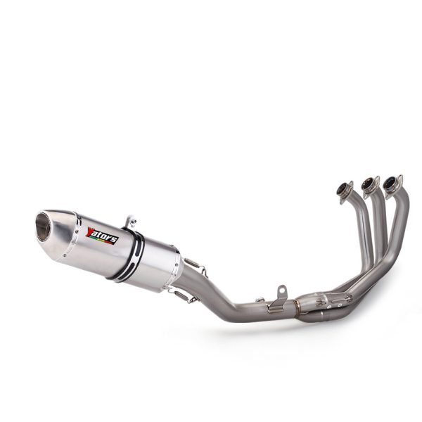 Exhaust Front Pipe Muffler Tips Whole System Slip on For Yamaha FZ09 MT09 23-24