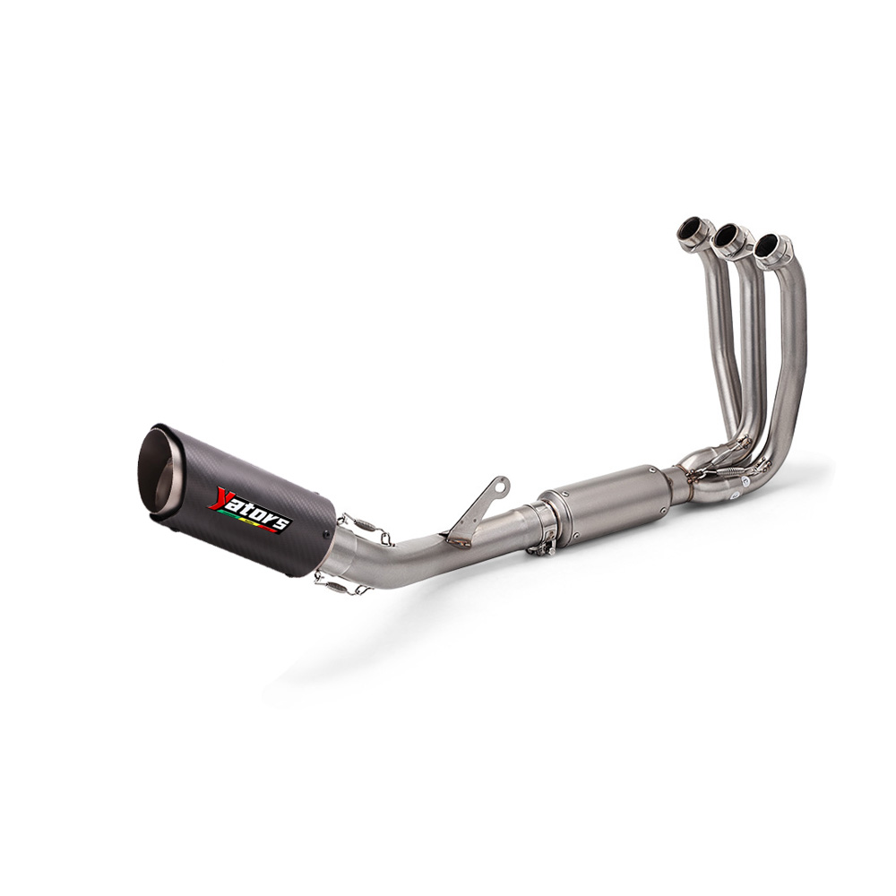 For CF-Moto 675R 675SR-R Exhaust Header Pipe Whole System Silvery Muffler Tip