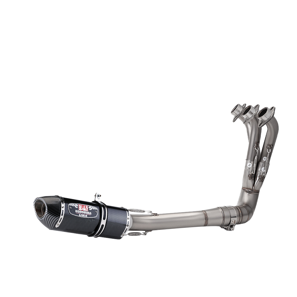 Exhaust Front Pipe Muffler Tips Whole System Slip on For Yamaha FZ09 MT09 21-25