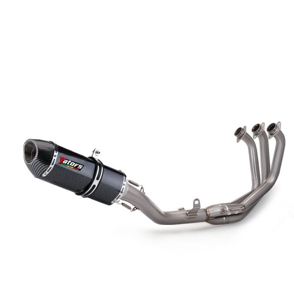 For Yamaha FZ09 MT09 23-24 Slip on Exhaust Front Pipe Muffler Tips Whole System