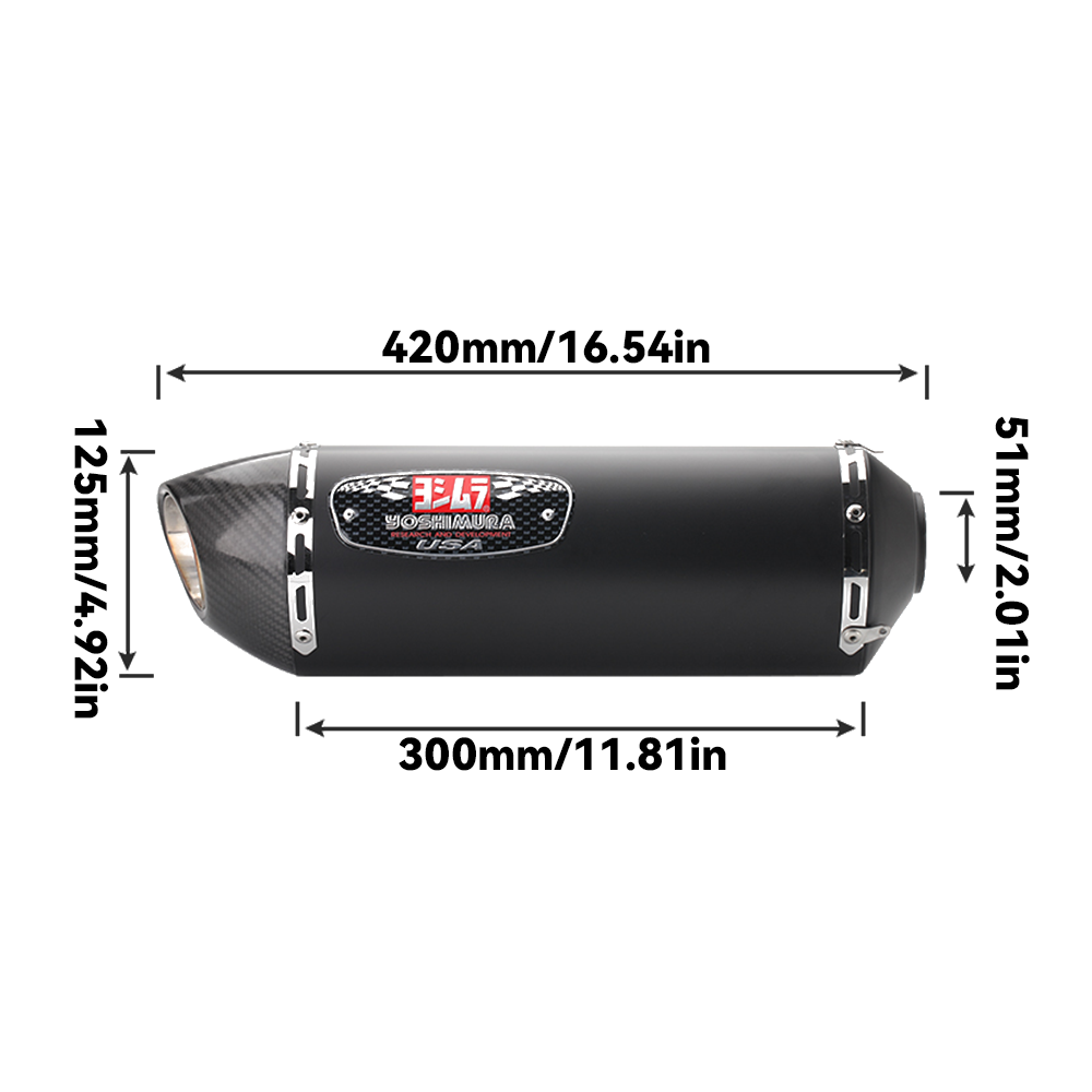 For Yamaha FZ09 MT09 2021-2025 Exhaust Front Pipe Muffler Tips Whole System - Image 2