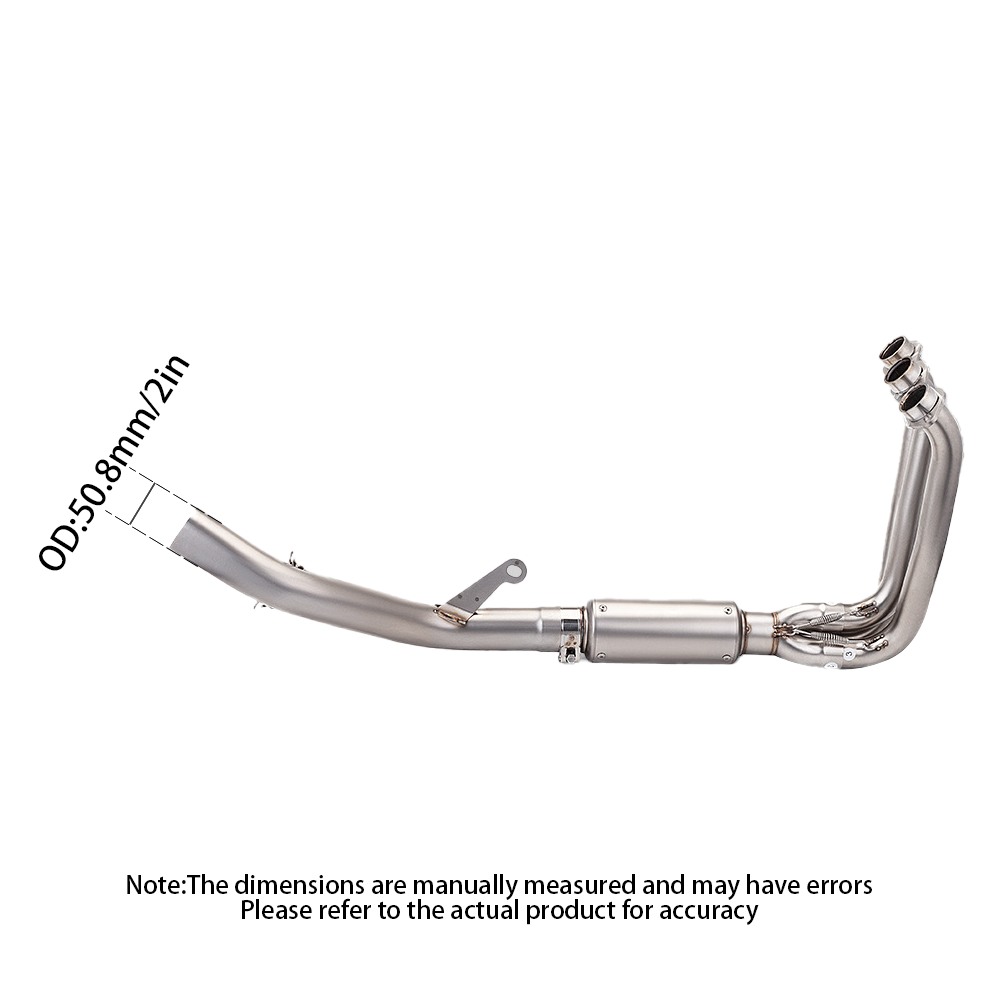 For CF-Moto 675R 675SR-R Exhaust Header Pipe Whole System Silvery Muffler Tip - Image 6