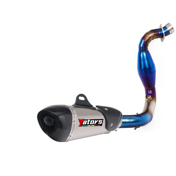 For BMW G310GS G310R2016-2023 Slip-on Exhaust Mid Link Pipe Muffler Tips System