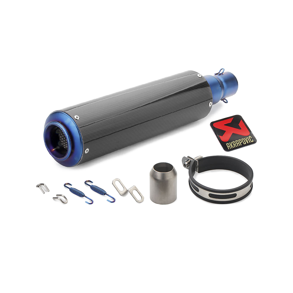 Full System Exhaust Tips Blue Header Link Pipe 480mm For Suzuki GSX-8S GSX-8R 24 - Image 6