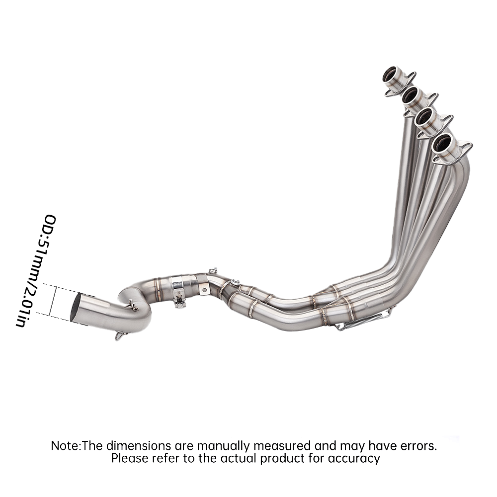 Full System Black Exhaust Tips Header Pipe For Honda CBR650R CBR650F 2014-2025 - Image 4