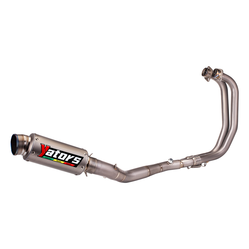 For Yamaha YZF R3 15-25 MT-03 Whole System Titanium Muffler Exhaust Header Pipe