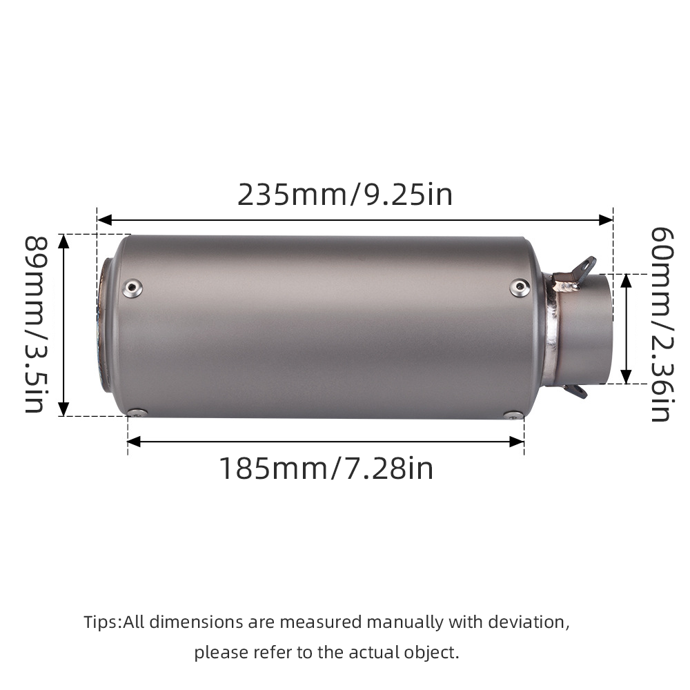 For Yamaha MT-10 YZF R1 2015-2022 Exhaust Link Pipe Muffler Tips Titanium System - Image 2