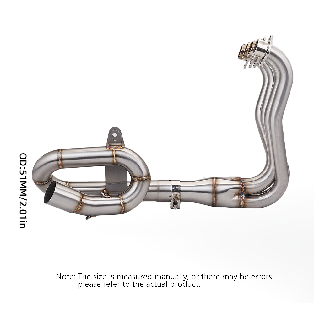 Full Exhaust System For KOVE 450RR 23-24 Muffler Tips Modified Header Link Pipe - Image 4
