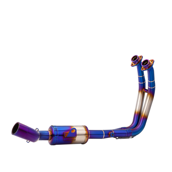 For Suzuki GSX8S 2024 GSX8R Blue Whole System Exhaust Tips Header Link Pipe