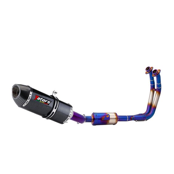 For Suzuki GSX8 GSX-8 S/R 2024 Exhaust Header Pipe Whole System Blue Muffler