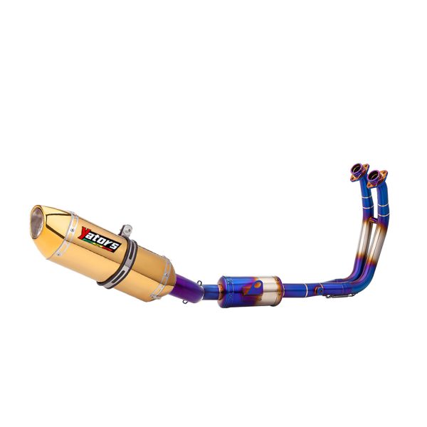 Whole System Blue Muffler Exhaust Header Pipe For Suzuki GSX8 GSX-8 S/R 2024