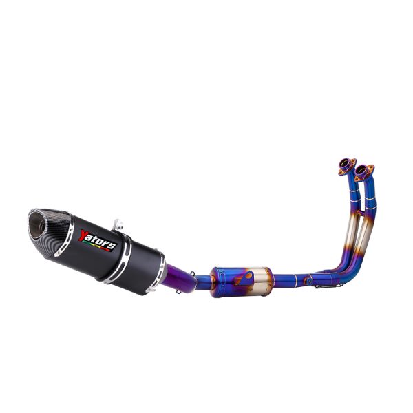 Full Exhaust System Header Mid Link Pipe Muffler Slip-On For GSX8S GSX-8 R 2024