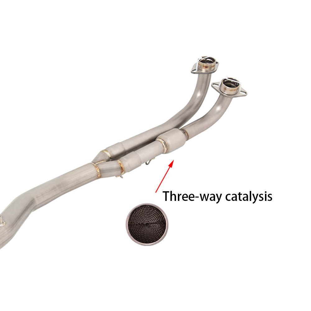 Titanium System Replace Header Exhaust Front Link Pipe for KYMCO AK550 2017-2021 - Image 6