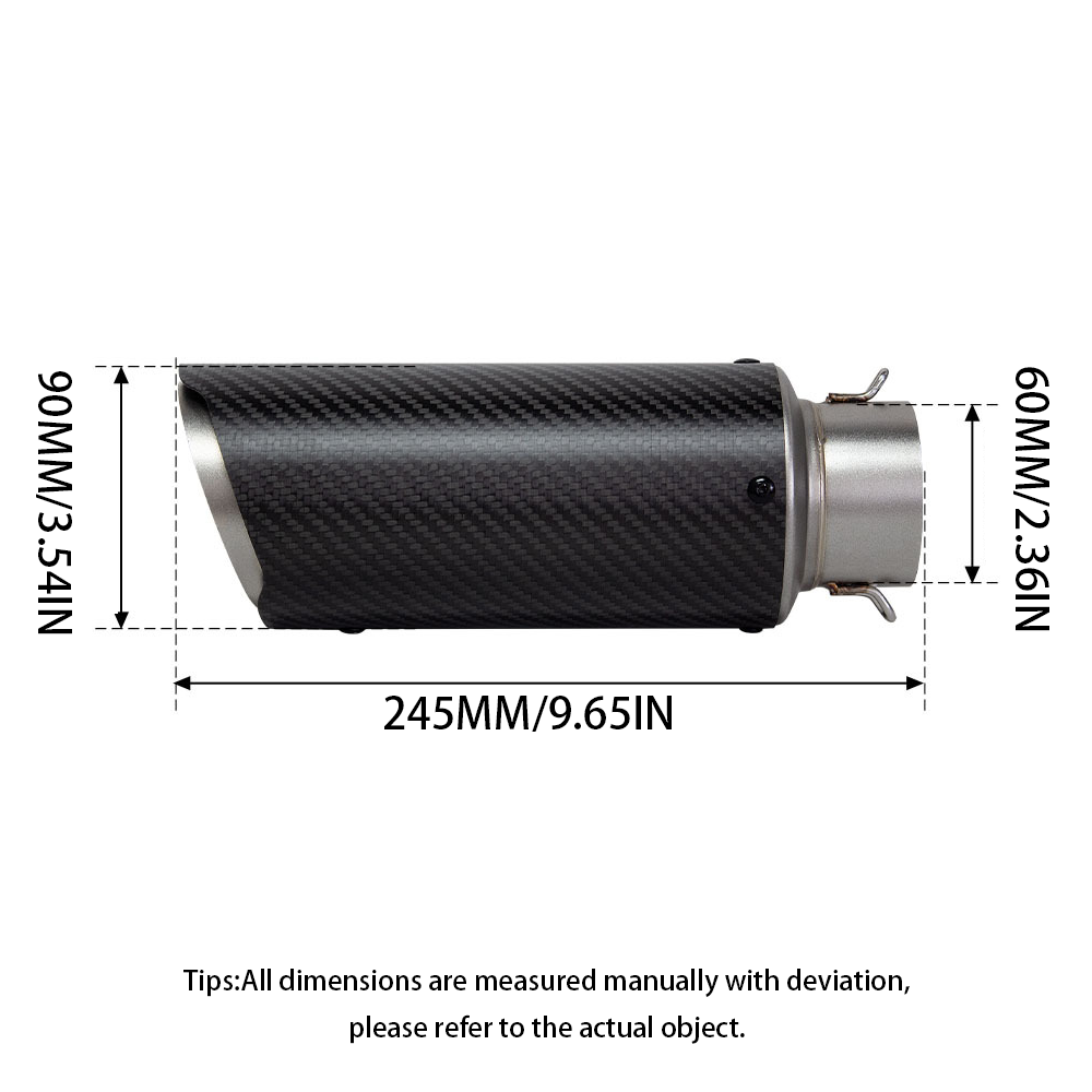 Exhaust System Mid Link Pipe Muffler Tips Slip on for Honda CBR1000RR 2008-2016 - Image 2