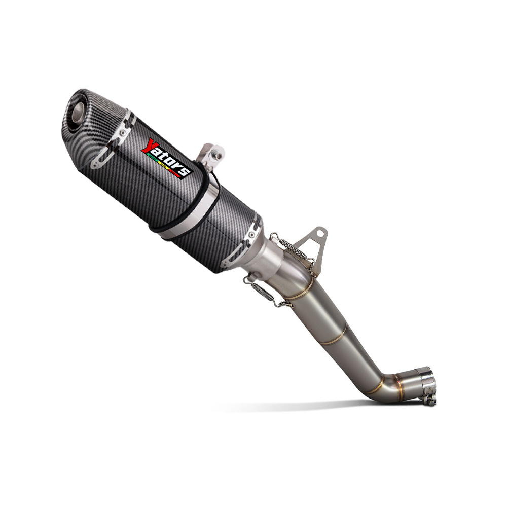 Exhaust System Mid Link Pipe Muffler Tips Slip on for Honda CBR1000RR 2008-2016