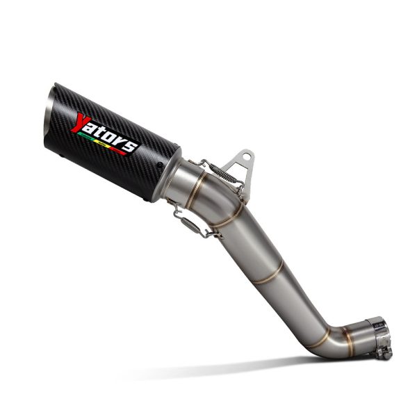 Exhaust System Mid Link Pipe Muffler Tips Slip on for Honda CBR1000RR 2008-2016