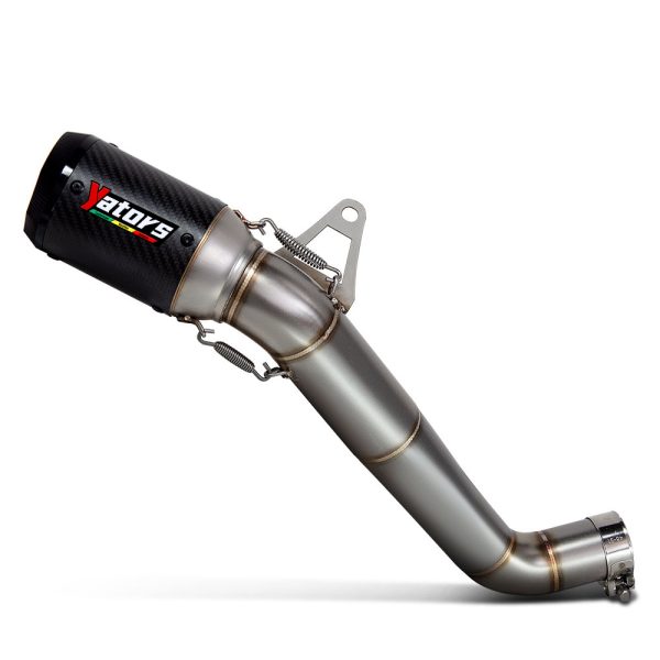 Slip on for Honda CBR1000RR 2008-2016 Exhaust System Mid Link Pipe Muffler Tips