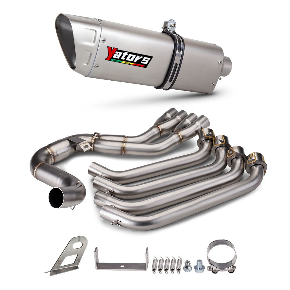 For Honda CBR650R CBR650F 2014-2024 CB650R Full System Exhaust Tips Header Pipe - Image 2