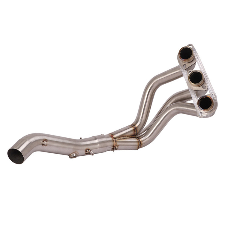 Full Exhaust System Header Link Pipe Muffler For Yamaha MT-09 FZ09 XSR900 14-20 - Image 3