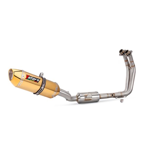Motorcycle Slip-On Exhaust Pipe With Mid Link Pipe For Suzuki GSX-8S GSX8R 2024