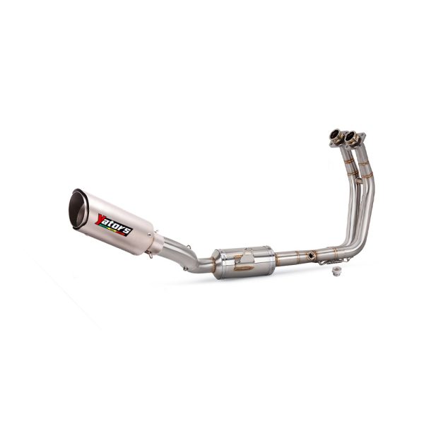 Full Exhaust System Header Mid Link Pipe Muffler For GSX8S GSX-8R 23-24