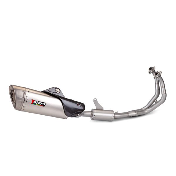 For Yamaha YZF R7 MT-07 2021-2023 BLUE Full System Exhaust Front Pipe Mufflers