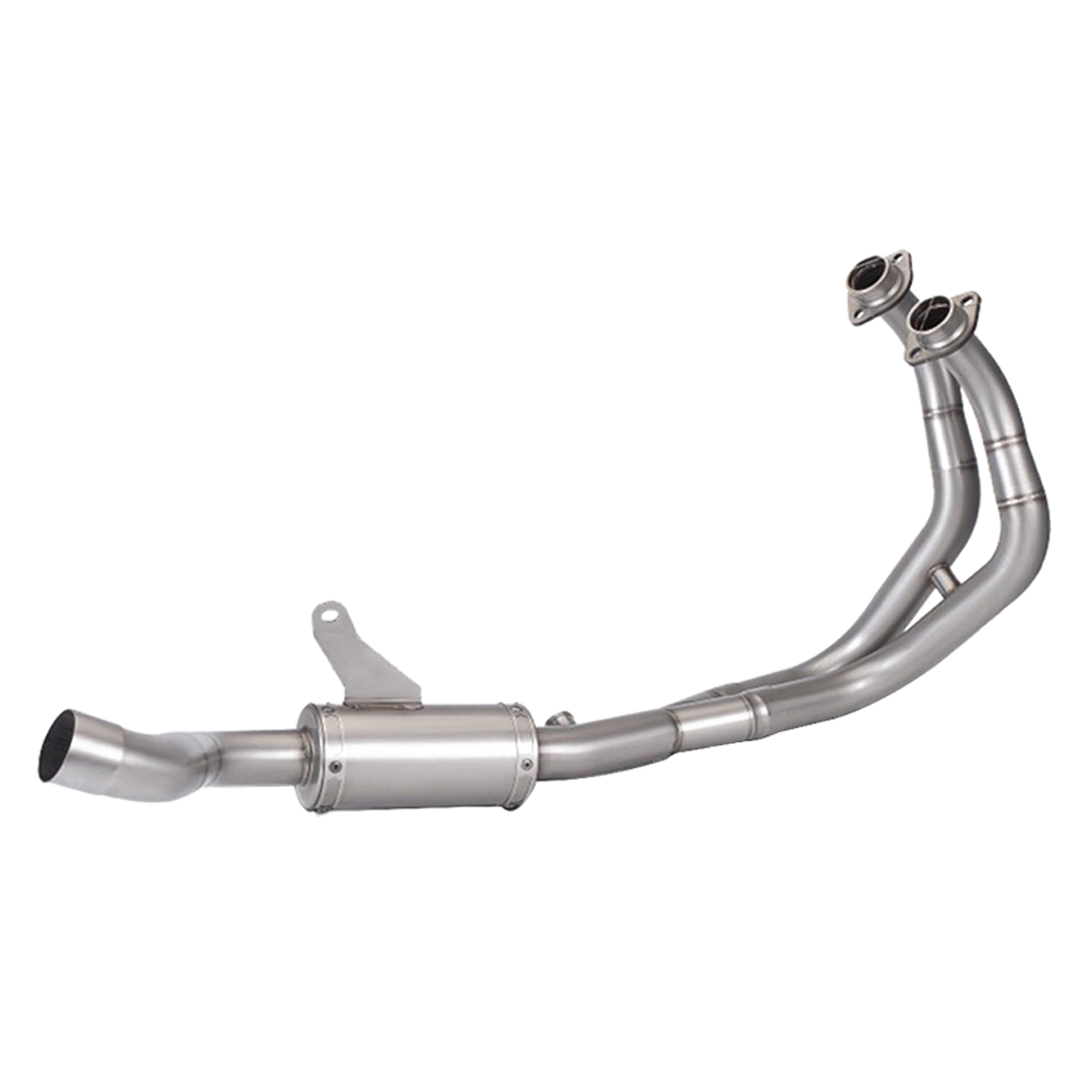 Full System Exhaust Front Pipe Mufflers BLUE For Yamaha YZF R7 MT-07 2021-2023 - Image 9