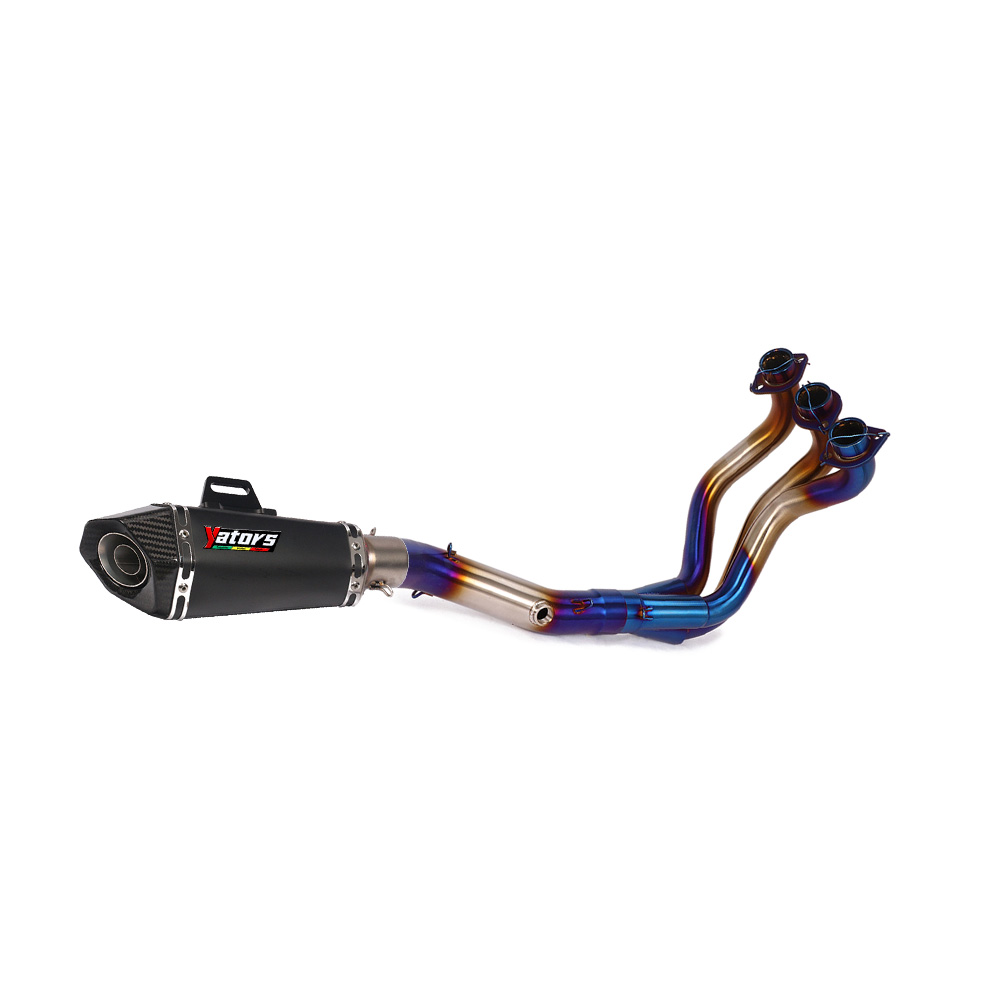 For Yamaha XSR900 MT-09 FZ09 14-20 Full Exhaust System Header Link Pipe Muffler