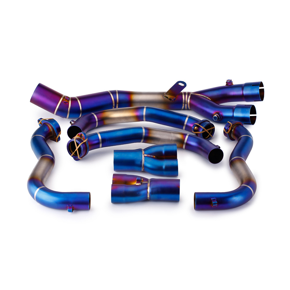 For Yamaha MT-10 FZ10 2015-2021 Full System Exhaust Tips Front Link Pipe - Image 2