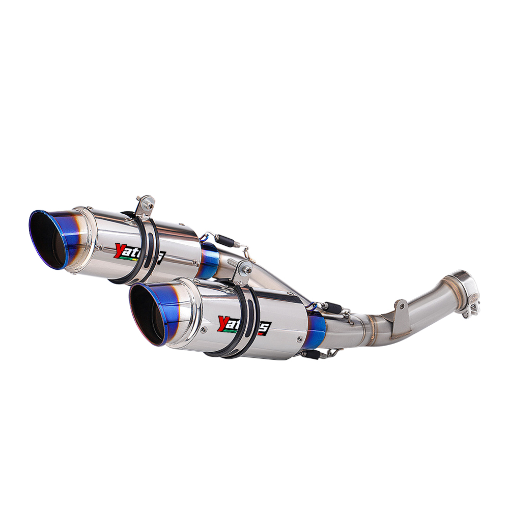 Motorcycle Exhaust Mid Link Pipe 51MM Muffler For Honda CRF450R CRF450RX 2015-20