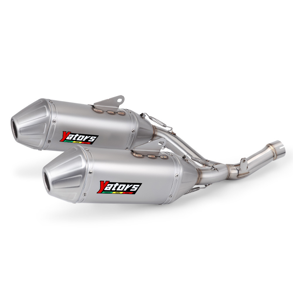 For Honda CRF450R CRF450RX 2015-20 Motorcycle Exhaust Mid Link Pipe 51MM Muffler