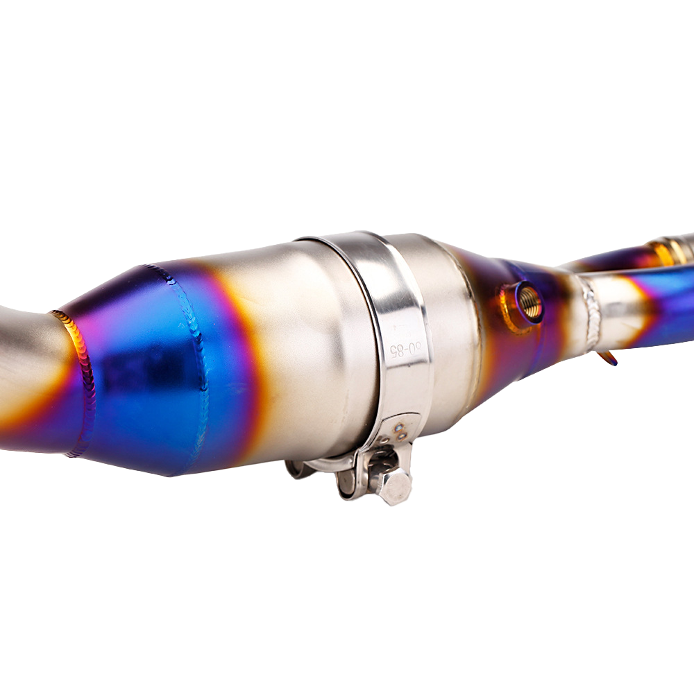 Whole System Muffler Tips Exhaust Header Pipe FOR YAMAHA TMAX 560 2015-23 Blue - Image 3