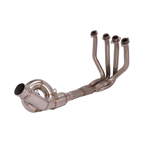 Motorcycle Exhaust Front Headers Loop Connected Pipe For Kawasaki Z800 2013-2016