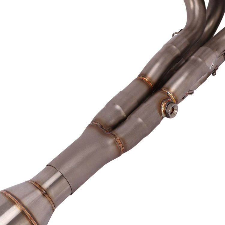 Motorcycle Exhaust Front Headers Loop Connected Pipe For Kawasaki Z800 2013-2016 - Image 3