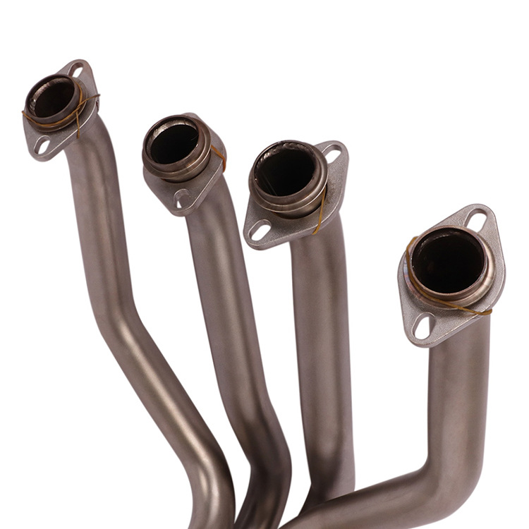 Motorcycle Exhaust Front Headers Loop Connected Pipe For Kawasaki Z800 2013-2016 - Image 4